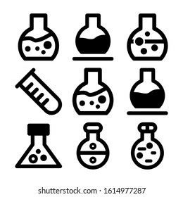 Bottle Lab icon isolated sign symbol vector illustration - Collection of high quality black style vector icons
