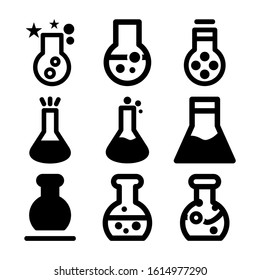Bottle Lab icon isolated sign symbol vector illustration - Collection of high quality black style vector icons
