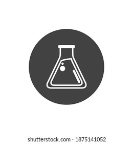 Bottle Lab With Outline Style Icon