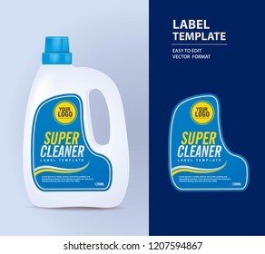 Bottle label, Package template design, Label design, mock up design label template