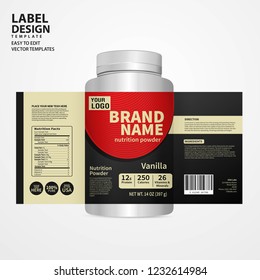 Bottle label, Package template design, Label design, mock up design label template