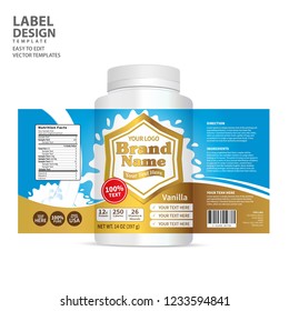 Bottle label, Package template design, Label design, mock up design label template