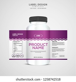 Bottle label, Package template design, Label design, mock up design label template