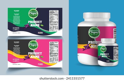 Bottle label, Package template design, Label design, mockup design label template.