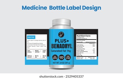 Bottle label, Package template design, Label design, mock-up design label template