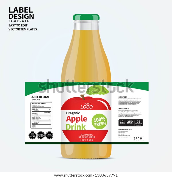 Roller Bottle Labels Template