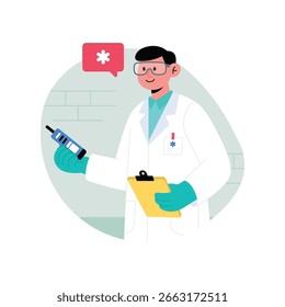 Bottle Labeling Vector illustration. EPS 10 file