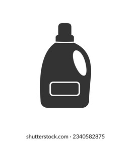 Bottle laundry product icon in modern flat style sign vector