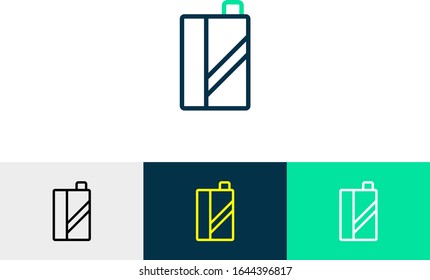 bottle line art vector icon - ui icon vector