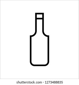 Bottle line icon