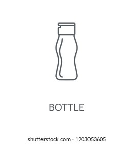 Bottle linear icon. Bottle concept stroke symbol design. Thin graphic elements vector illustration, outline pattern on a white background, eps 10.