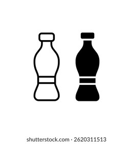 Bottle linear icon set eps 10