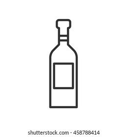bottle linear icon. Thin line design