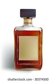 bottle of liqueur