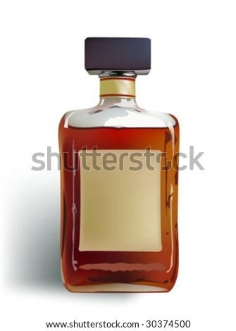 bottle of liqueur