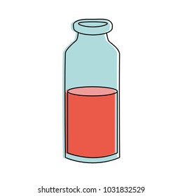 bottle with liquid icon image 