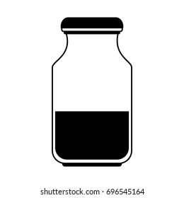 bottle with liquid icon image 