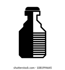 bottle of liquid icon vector