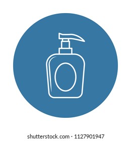 a bottle of liquid soap icon. Element of bottle icons for mobile concept and web apps. Badge style a bottle of liquid soap icon can be used for web and mobile apps on white background