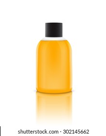 Bottle with liquid soap on white background,Vector illustration,Eps 10