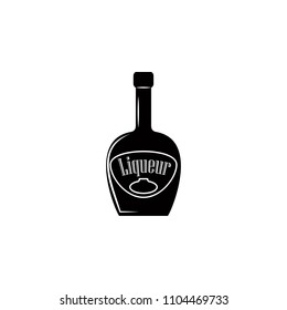 bottle of liquor icon. Element of simple drinks icon for mobile concept and web apps. Detailed bottle of liquor icon can be used for web and mobile. Premium icon