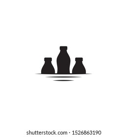 Bottle logo design vector template