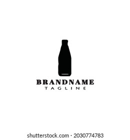 bottle logo icon cute template modern vector illustration