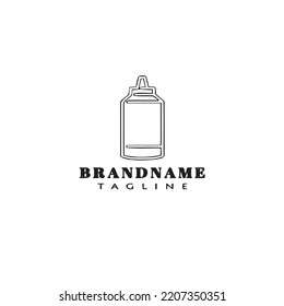 bottle logo icon design modern vector