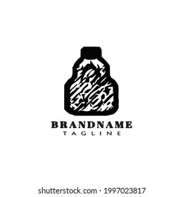 bottle logo icon design template modern vector illustration