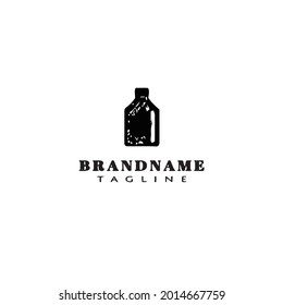 bottle logo icon design template modern vector illustration