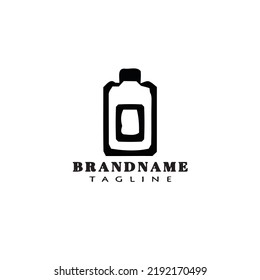 bottle logo icon design template modern vector