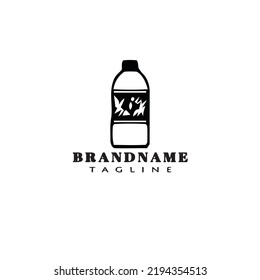 bottle logo icon design template modern vector