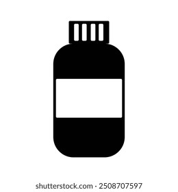 Vorlagensymbol für Flaschenlogo