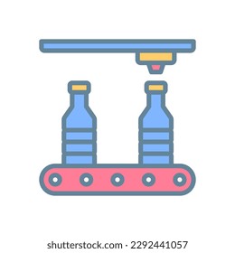 bottle machine icon for your website design, logo, app, UI.