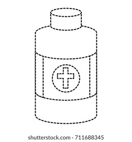 bottle medical isolated icon