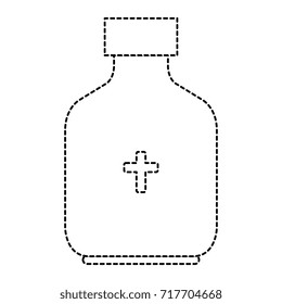 bottle medical isolated icon