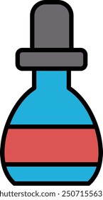 Un frasco de medicamento con un gotero