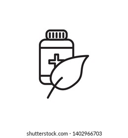 bottle, medicine icon vector template 