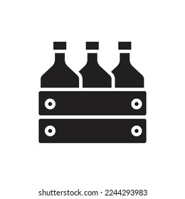 Bottle Milk Filled Icon Vector Illustration