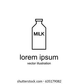 bottle of milk icon