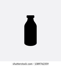 bottle milk icon sign signifier vector