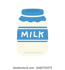 Flasche Milch Illustrationsmaterial 