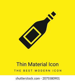 Bottle minimal bright yellow material icon