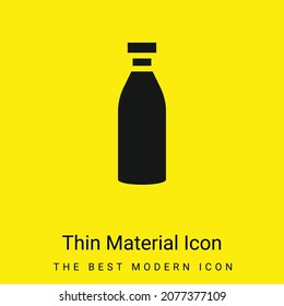 Bottle minimal bright yellow material icon