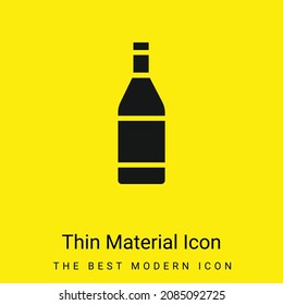 Bottle minimal bright yellow material icon