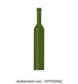 Bottle minimalist flat pattern background