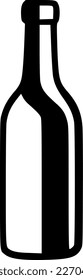 Bottle | Minimalist and Simple Silhouette - Vector illustration