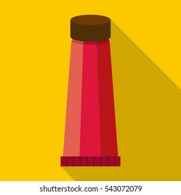 Bottle neck icon. Flat illustration of bottle neck vector icon for web