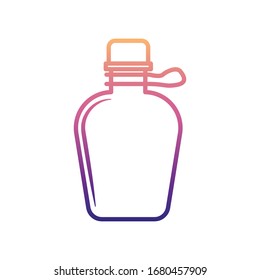 bottle nolan icon. Simple thin line, outline vector of BOTTLE icons for ui and ux, website or mobile application