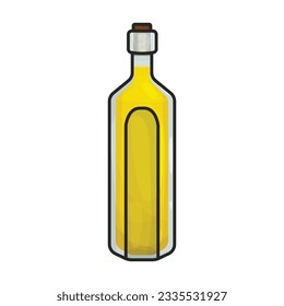Bottle oil vector icon.Color vector icon isolated on white background bottle oil .